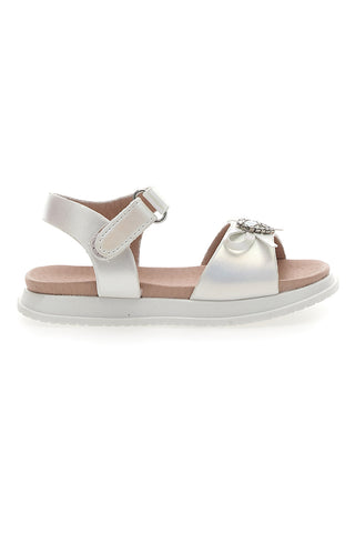 Sandali z belim pentljem Pitt Kids 39244
