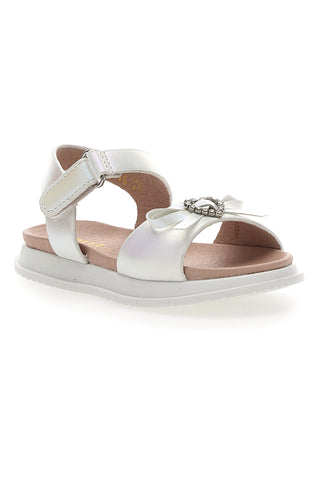 Sandali z belim pentljem Pitt Kids 39244
