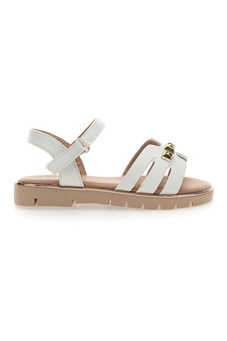 Sandali z zlatimi zakovicami Pitt Kids 392427