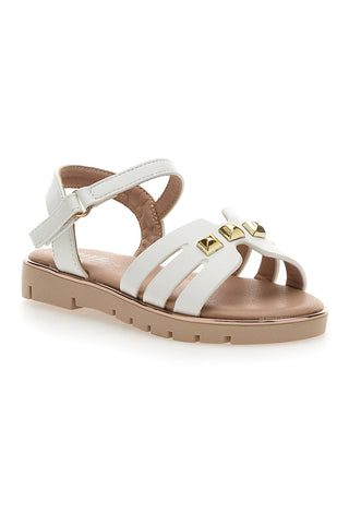 Sandali z zlatimi zakovicami Pitt Kids 392427