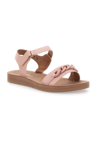 Sandali z roza trakom in verigo Pitt Kids 18150