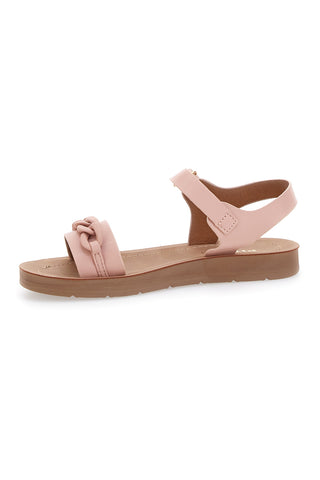 Sandali z roza trakom in verigo Pitt Kids 18150