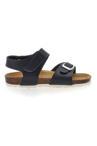 Modri sandali s sponko Pitt Kids 45289