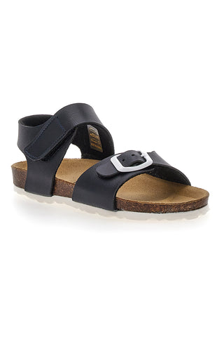 Modri sandali s sponko Pitt Kids 45289