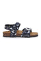 Sandali Navy z velcro trakovi in usnjenim podplatom Pitt Kids 45289