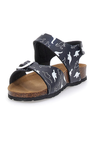 Sandali Navy z velcro trakovi in usnjenim podplatom Pitt Kids 45289