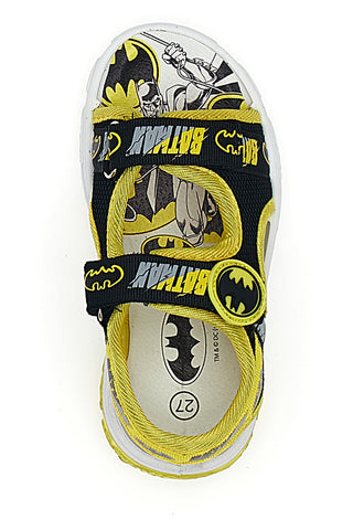 Sandali z velcro trakom, rumeni in črni Disney Batman 1020168