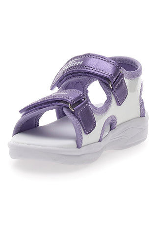 Viola sandali z lučkami in velcro trakovi Frozen D11955M