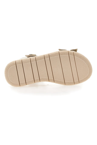 Sandali Oro z okrasnim cvetom in velcro LAURA BIAGIOTTI 96129493