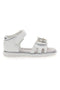 Bele sandale z velcro zaponko Grazie 200C355
