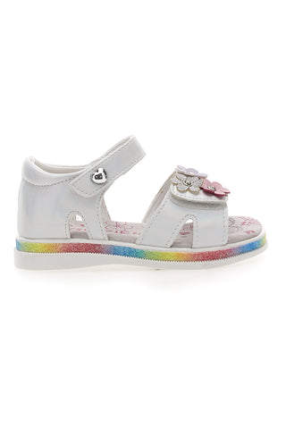 Sandali Primi Passi Bianchi Grazie Girl 14326