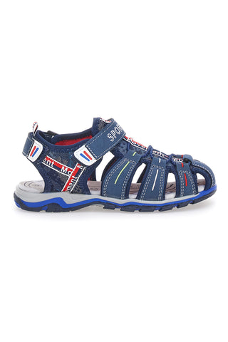 Modre ribiške sandale z Velcro Pitt Kids 14116