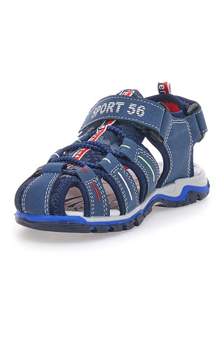 Modre ribiške sandale z Velcro Pitt Kids 14116