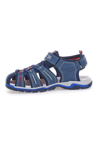 Modre ribiške sandale z Velcro Pitt Kids 14116