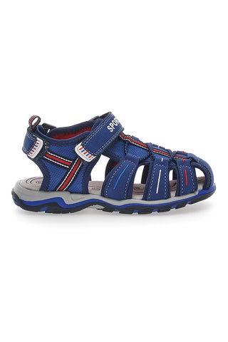 Modre ribiške sandale z velcro trakom Pitt Kids 14370