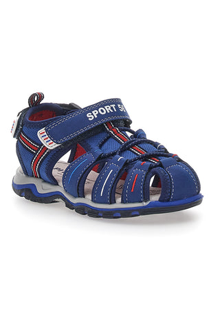 Modre ribiške sandale z velcro trakom Pitt Kids 14370
