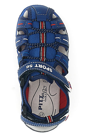 Modre ribiške sandale z velcro trakom Pitt Kids 14370