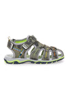 Zelene ribiške sandale z Velcro Pitt Kids 14371