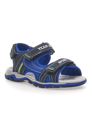 Športni sandali z modrim velcro trakom  Pitt Kids143691