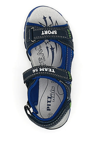 Športni sandali z modrim velcro trakom  Pitt Kids143691