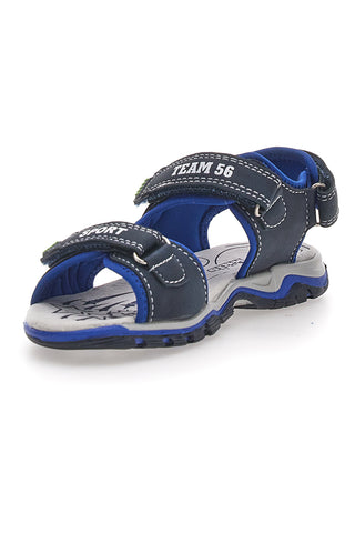 Športni sandali z modrim velcro trakom Pitt Kids143691
