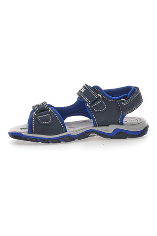 Športni sandali z modrim velcro trakom Pitt Kids143691