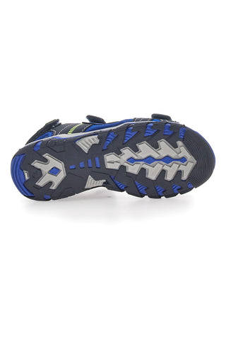 Športni sandali z modrim velcro trakom Pitt Kids143691