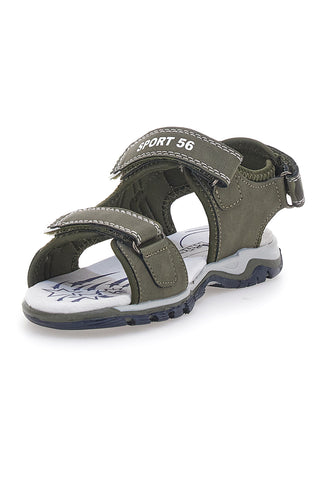 Zelene sandale z velcro trakom Pitt Kids 14372