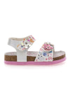Bele sandale z unicorni PITT KIDS 14223