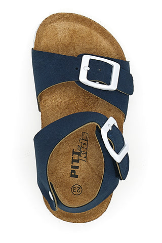 Modre sandale z dvojno zaponko PITT KIDS 14466