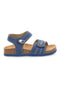 Modre sandale z zapenjanjem na velcro in napisom SPORT Pitt Kids 14513