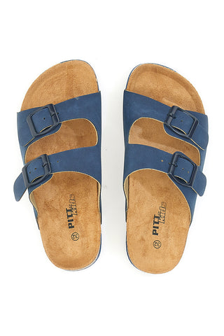 Modre natikače z dvojno zaponko Pitt Kids 41701