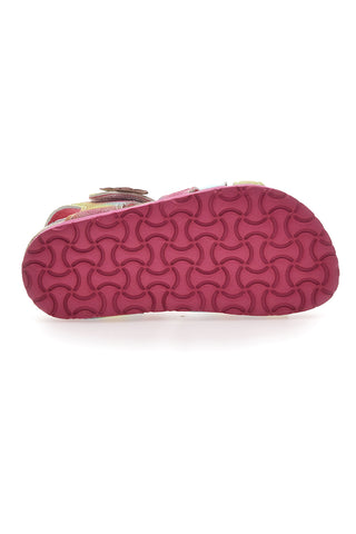 Večbarvne sandale z velcro zaponko Unicorn S8010161