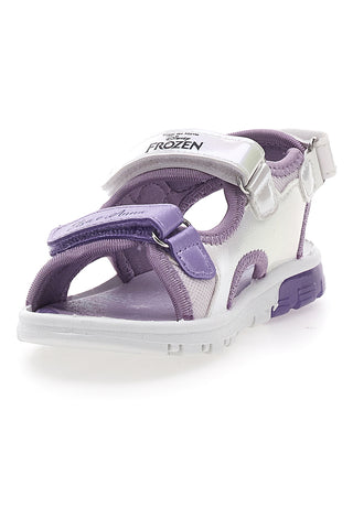 Lila sandali z dvojnim velcro trakom FROZEN D4310618S