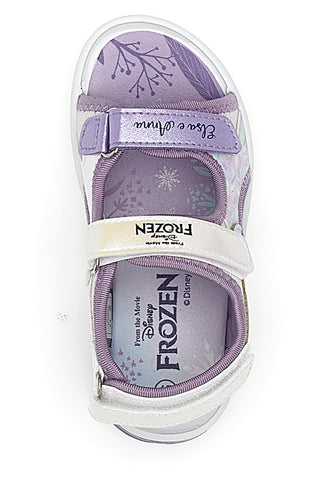 Lila sandali z dvojnim velcro trakom FROZEN D4310618S