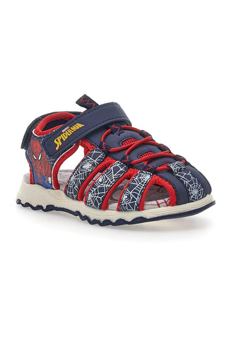 Modri sandali z velcro zaponko Spiderman R1310531