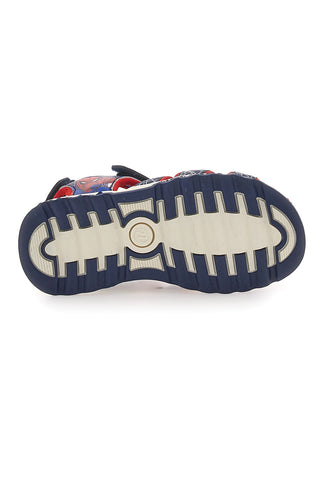 Modri sandali z velcro zaponko Spiderman R1310531