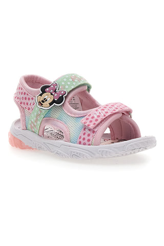 Roza in bele sandale z lučkami Minnie D3010682T