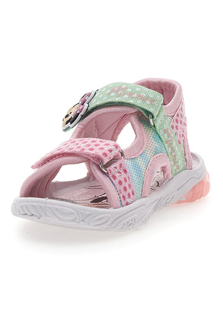 Roza in bele sandale z lučkami Minnie D3010682T