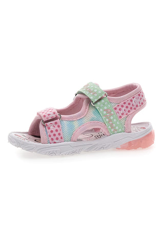 Roza in bele sandale z lučkami Minnie D3010682T