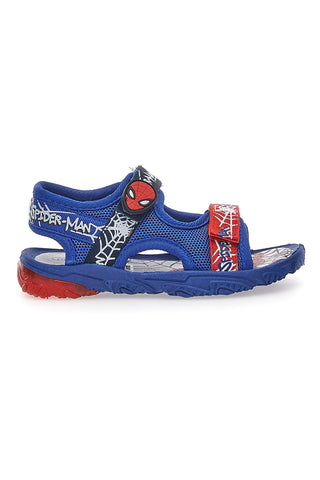 Modri sandali z velcro zaponko Spiderman R1310530T