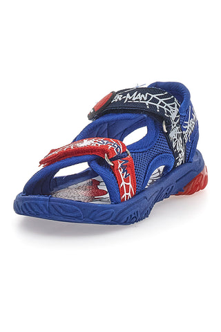 Modri sandali z velcro zaponko Spiderman R1310530T