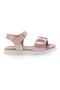 Roza sandali z zaponko in bleščicami Pitt Kids 39G2521S