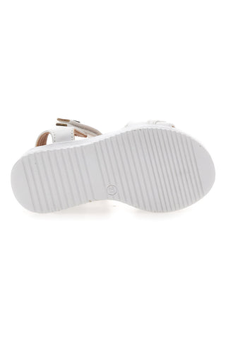 Bele sandale z verigo PITT KIDS 39G2532S