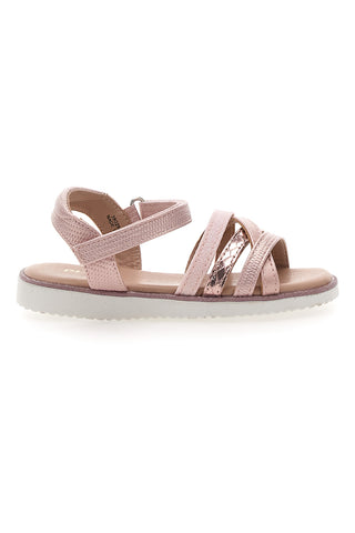 Roza sandali s prepletenimi trakovi Pitt Kids Pitt Kids 39G2546S