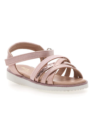 Roza sandali s prepletenimi trakovi Pitt Kids Pitt Kids 39G2546S