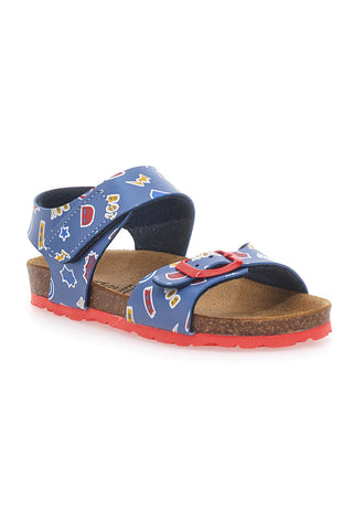 Modri in rdeči sandali Made in Italy PITT KIDS 45289GHP