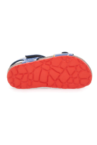 Modri in rdeči sandali Made in Italy PITT KIDS 45289GHP
