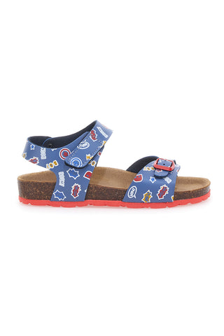 Modri in rdeči sandali Made in Italy PITT KIDS 45289GHP
