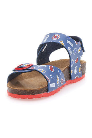 Modri in rdeči sandali Made in Italy PITT KIDS 45289GHP
